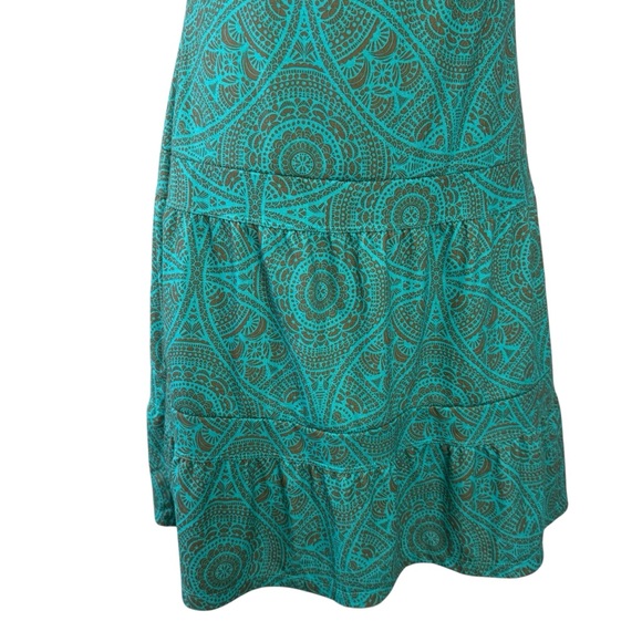 Prana Lexie Green Sleeveless Tired Dress - Picture 2 of 8